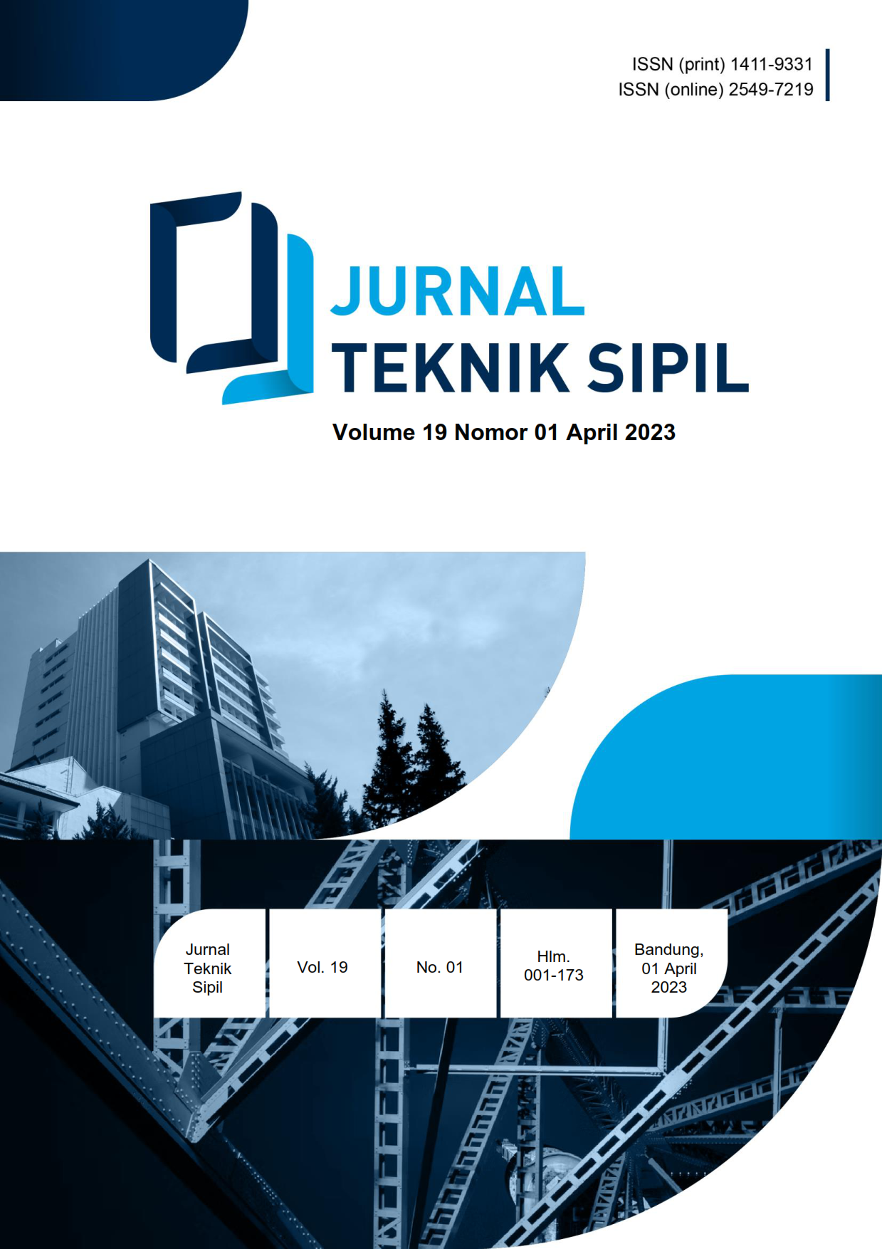 					View Vol. 19 No. 1 (2023): Jurnal Teknik Sipil
				