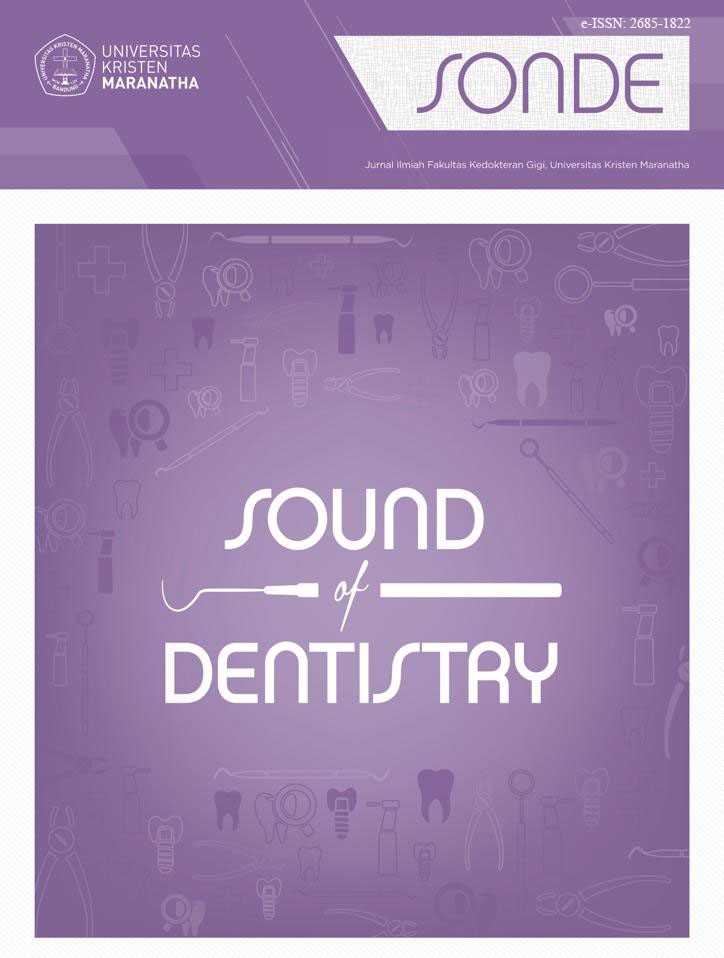 					View Vol. 4 No. 1 (2019): SONDE (Sound of Dentistry)
				
